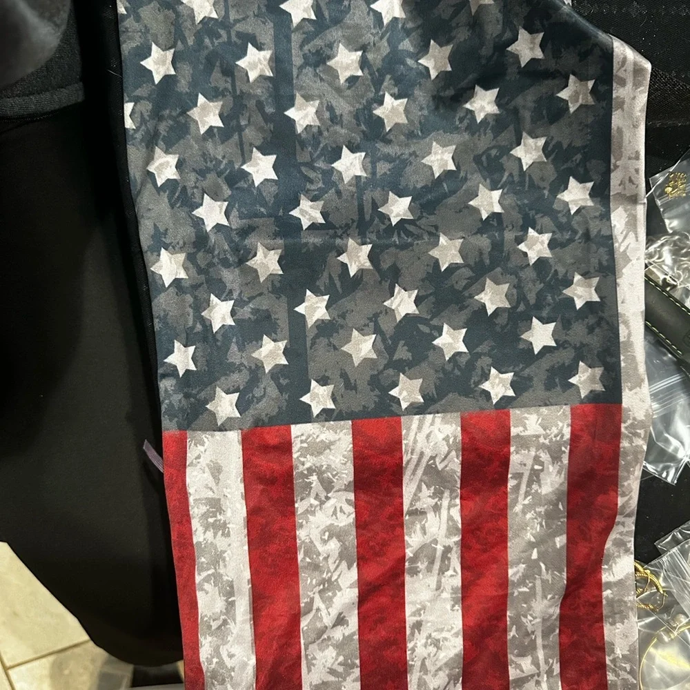 Patriotic Stars and Stripes Face Mask